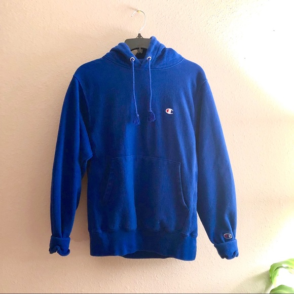 cobalt blue champion hoodie